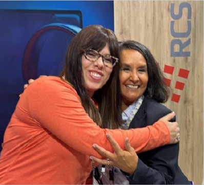 RCS team member working at a desk